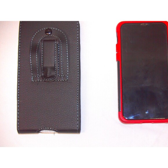 Phone Vertical Cell Phone Belt Clip Loop Pouch Holster With Safety Clip NEW - Picture 4 of 9